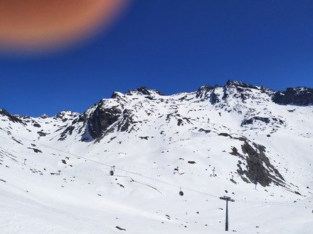 un peu plus frais , mais toujours ciel bleu