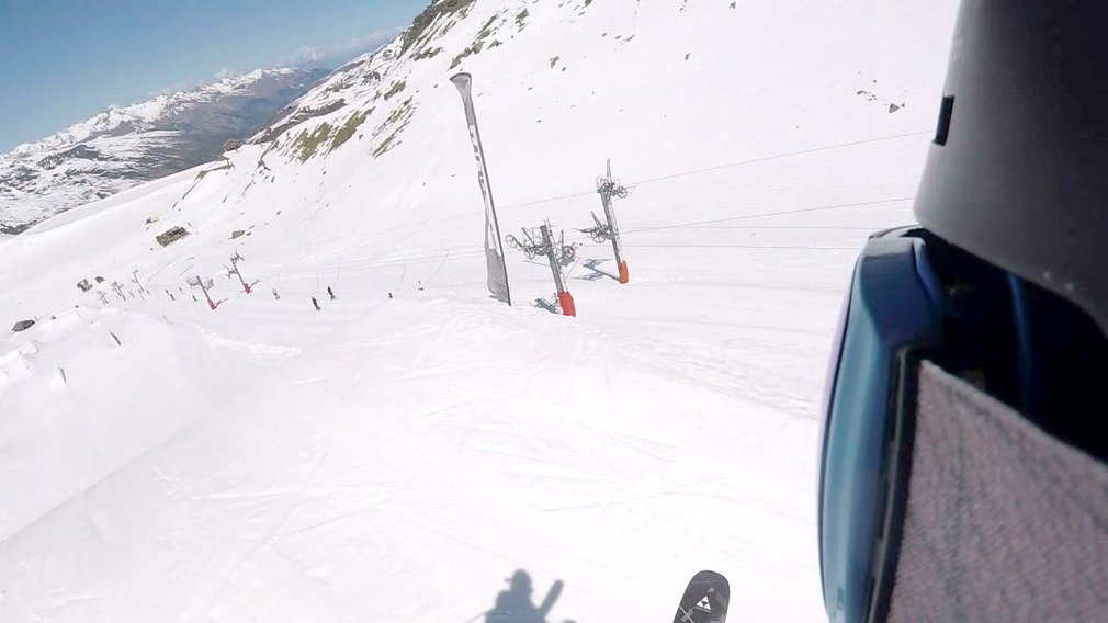 un peu plus frais , mais toujours ciel bleu