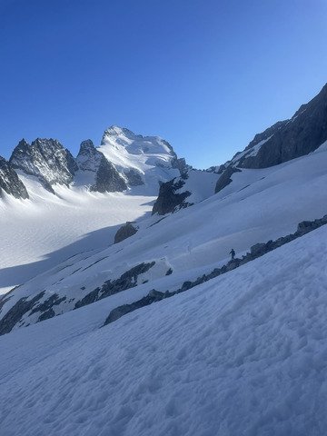 Freerando autour de la Meije