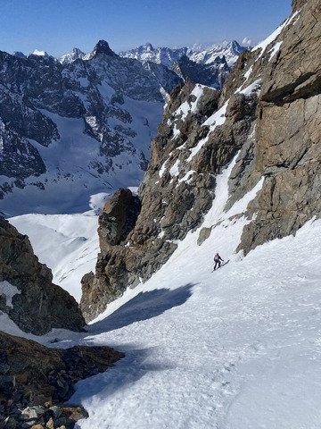 Freerando autour de la Meije