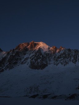 Aiguille du Chardonnet : couloir SE 