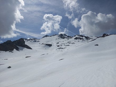 Cervieres j2 : Sommet du grand vallon 