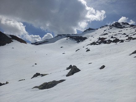 Cervieres j2 : Sommet du grand vallon 