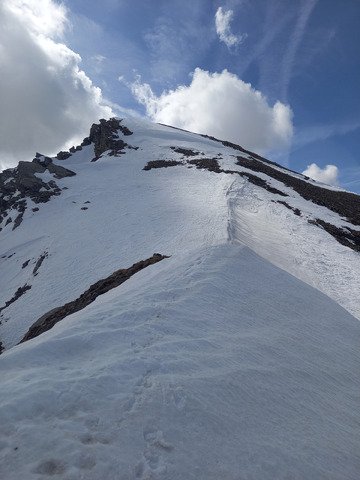 Cervieres j2 : Sommet du grand vallon 