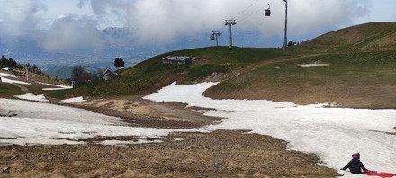 Luge (sur neige) interdite dans le t&eacute;l&eacute;cabine 😡😤
