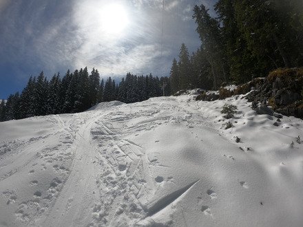 Pas le seul a ne pas vouloir ranger les ski