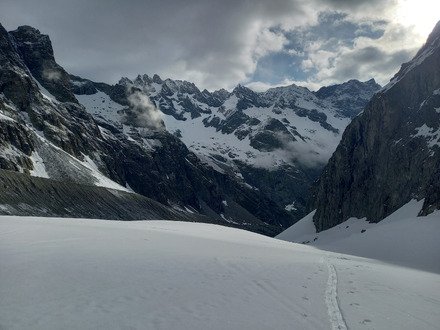 Ambiance sur le Glacier noir 🤩