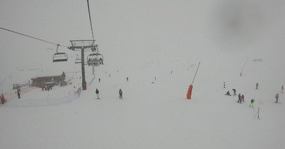 Tignes lundi 21 f&eacute;vrier 2022