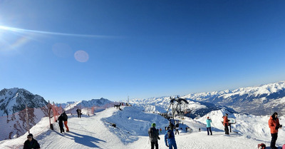 Les Arcs lundi 31 janvier 2022