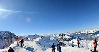 Les Arcs lundi 31 janvier 2022