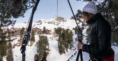 La Plagne mardi 9 mars 2021