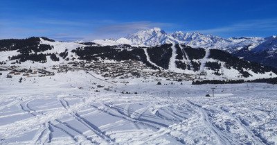 Les Saisies lundi 15 f&eacute;vrier 2021