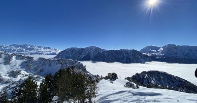 Chamrousse dimanche 14 f&eacute;vrier 2021