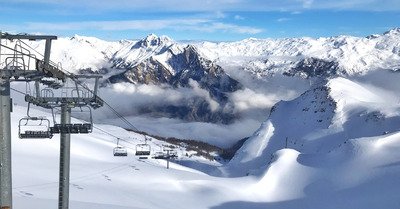 Les Karellis mardi 9 f&eacute;vrier 2021