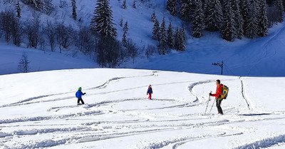 Le Grand-Bornand lundi 8 f&eacute;vrier 2021
