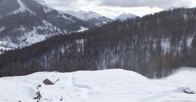 Val d'Allos lundi 1 f&eacute;vrier 2021