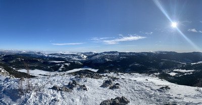 pic de l&rsquo;aiglo dimanche 17 janvier 2021