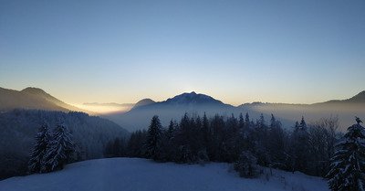Les Aillons - Marg&eacute;riaz lundi 11 janvier 2021