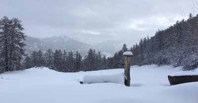 les eduits, serre chevalier vall&eacute;e lundi 28 d&eacute;cembre 2020