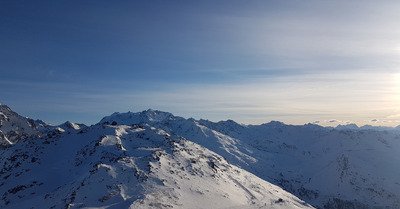 col de la loze courchevel  mardi 7 janvier 2020
