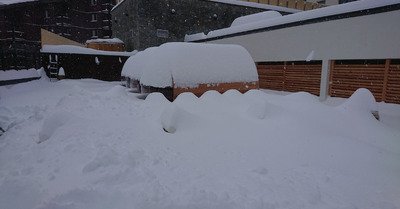 La Plagne lundi 10 d&eacute;cembre 2018