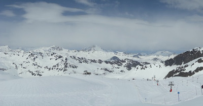 Val d'Isère lundi 23 avril 2018