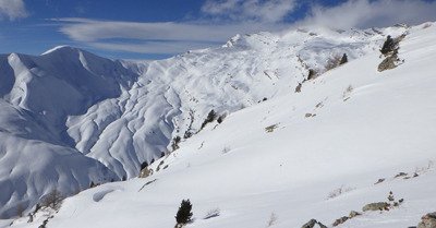 la foux d'allos dimanche 7 janvier 2018