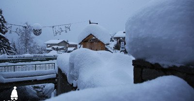 La Plagne lundi 18 d&eacute;cembre 2017