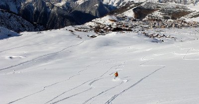 Alpe d'Huez mercredi 13 d&eacute;cembre 2017