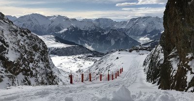 Alpe d'Huez lundi 4 d&eacute;cembre 2017