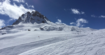 Val d'Isère lundi 18 avril 2016