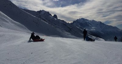 Vallorcine mardi 2 f&eacute;vrier 2016