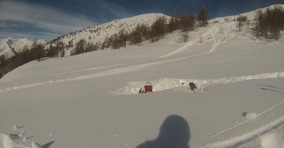 Abri&egrave;s-Ristolas en Queyras lundi 9 f&eacute;vrier 2015