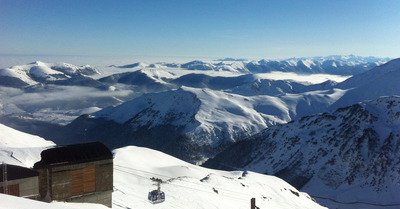 Grand Tourmalet (Bar&egrave;ges - La Mongie) lundi 9 f&eacute;vrier 2015