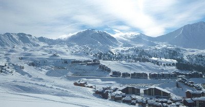 La Plagne dimanche 8 f&eacute;vrier 2015