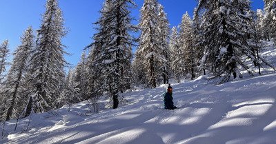 De la neige en abondance 
