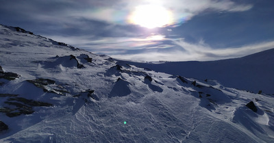 soleil dans les 3 vallées, bonne année!