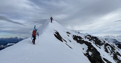 Ski canyoning dans le Beaufortain 
