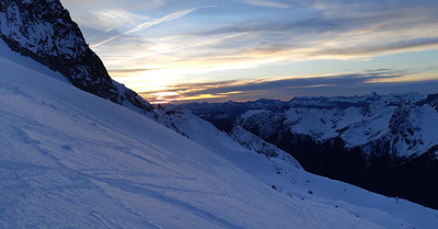 Plutôt pas mal aux Grands Montets 