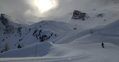 Derni&egrave;re chute de neige dans le Queyras