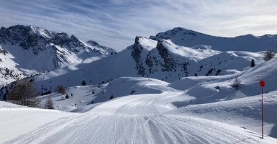 Oui, on a de la neige !