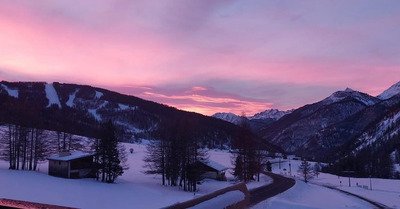 Le Queyras en rose et blanc ! 