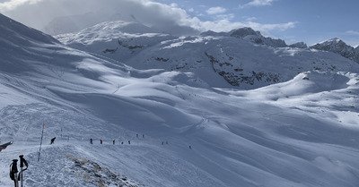 Tignes au froid