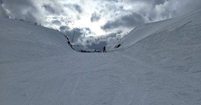 Neige correcte sur piste