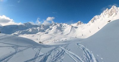 Tignes: jour de poudre