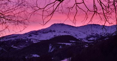  Sunrise @ la croix de l'Alpe