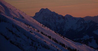 En retard pour la poudre, &agrave; l&rsquo;heure pour le coucher du soleil