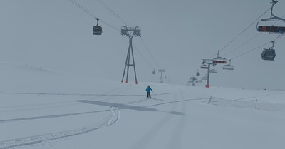 Météo très changeante mais globalement très bon à skier