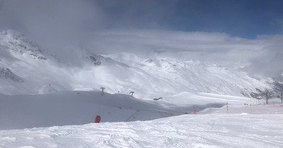 Quand le brouillard se l&egrave;ve sur Val Thorens 