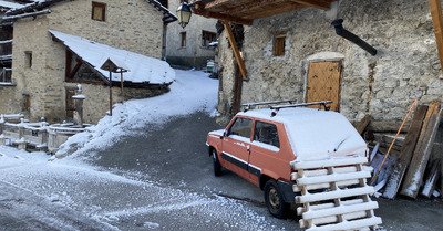 Saint Veran sous la neige